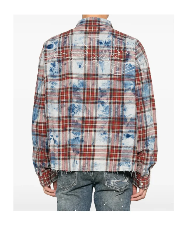 PURPLE BRAND Check Print Shirt, photo 6 of 7 from SENSER