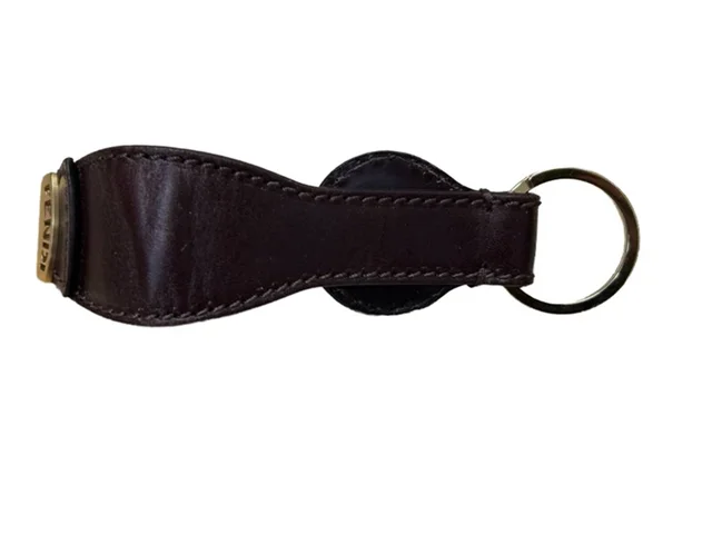 Fendi Key Ring Brown With Gold-Tone Hardware in Brown Leather from Oxfam Online Shop, photo 4 of 13