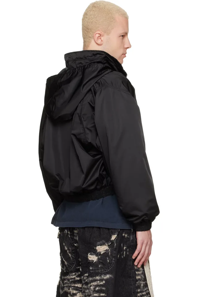 Rivington Roi Rebis Black Flagship Abbots Jacket, photo 3 of 4 from SSENSE