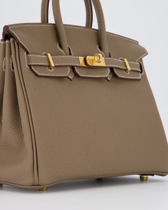 Hermès Birkin 25 Retourne Bag in Taupe Togo leather from Sellier, photo 13 of 22