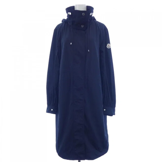 Moncler Kourou Coat Navy in Navy from The Reluxe