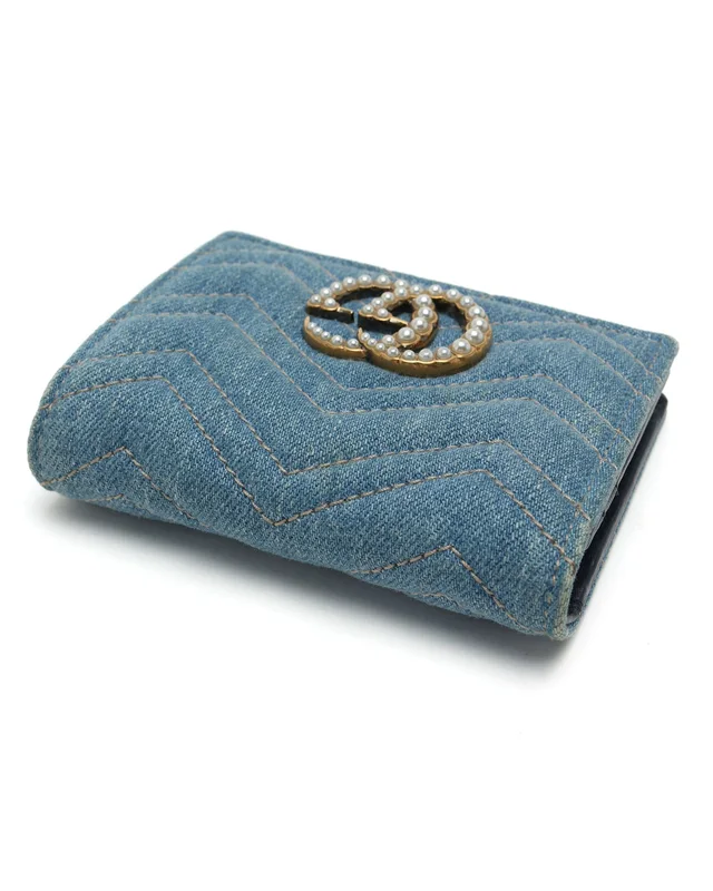 Gucci Marmont Wallet in Denim from A Retro Tale, photo 3 of 7