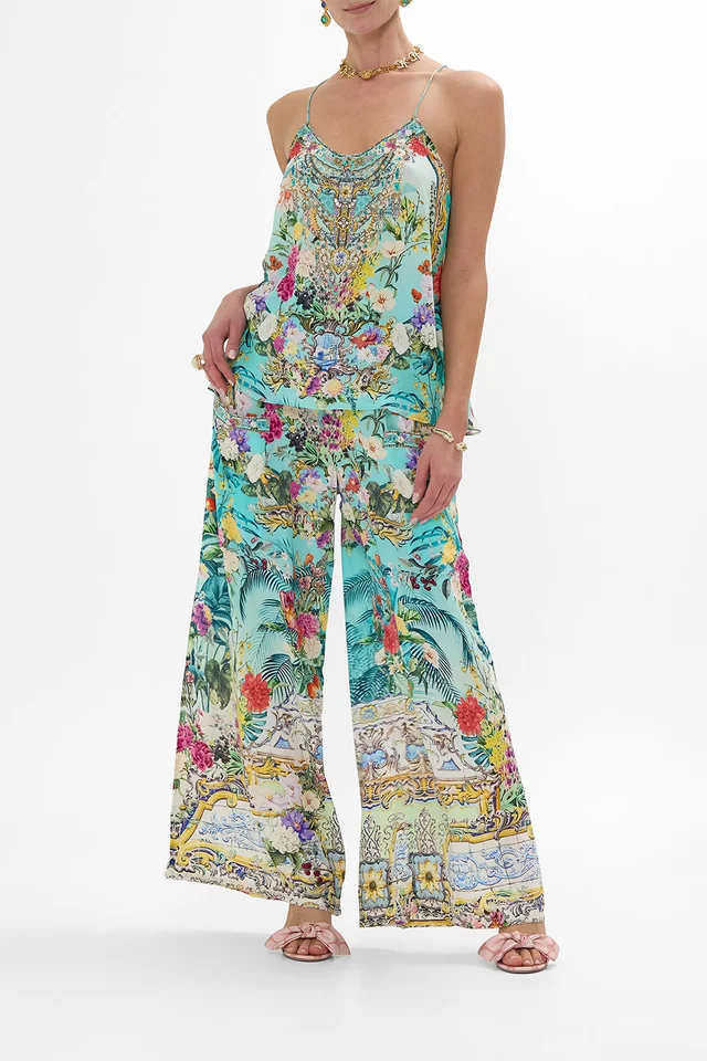Camilla eBoutique WIDE LEG TROUSER WITH FRONT POCKETS GARDENS OF QUELUZ from CAMILLA, photo 1 of 1
