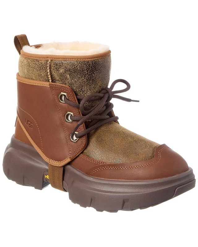 UGG Logo Leather & Suede Boot, image 1 of 1 from Rue La La