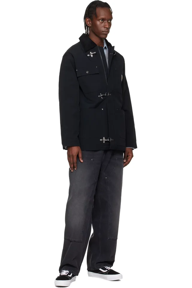 Carhartt Work In Progress Gray OG Double Knee Jeans, photo 4 of 4 from SSENSE