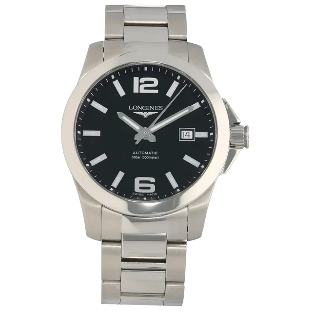 Longines Conquest L3.777.4 41mm Stainless Steel Watch from H&T