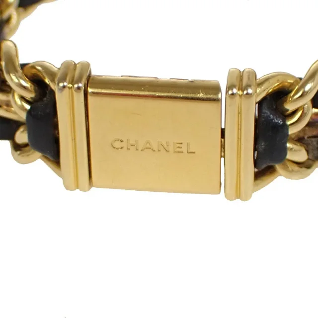 Chanel Premiere Rock Quartz Plated Metal And Leather Watch in Leather from HEWI, photo 10 of 16