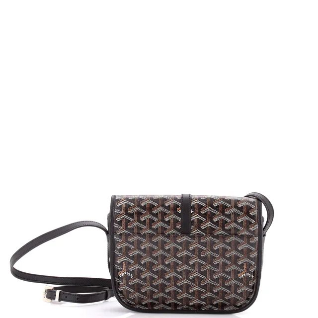 Goyard Belvedere II Messenger Bag Coated Canvas PM in black Coated canvas from Rebag, photo 3 of 7