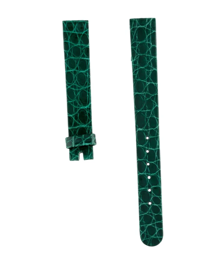 Patek Philippe 12mm Watch Strap in green Crocodile from The RealReal