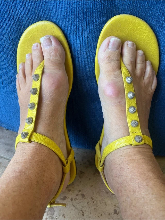 Balenciaga Paris Studded T-Strap Sandals. Size 41.5. in yellow from Poshmark