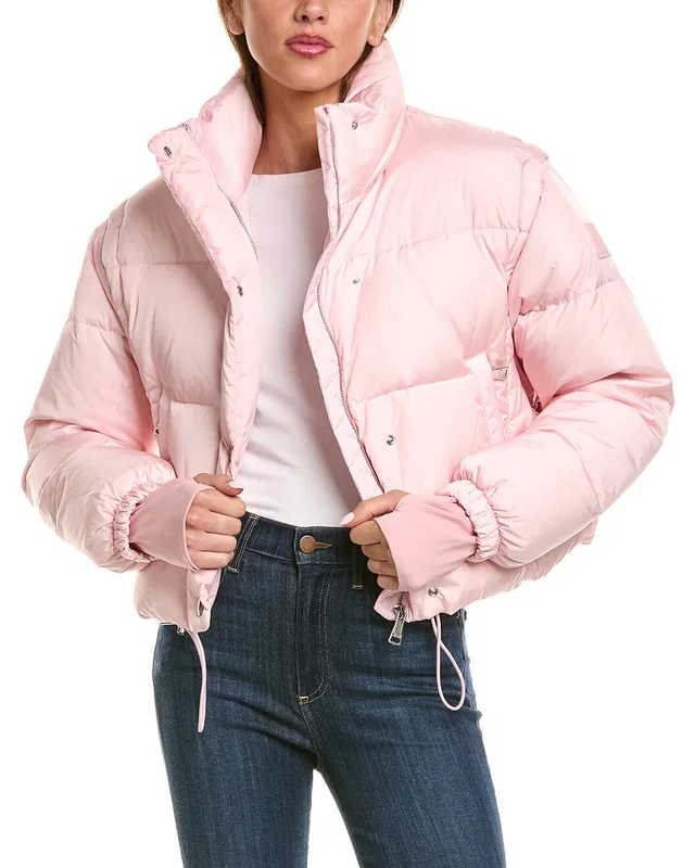SAM. Zip-Off Sleeve Cropped Down Puffer Coat, image 1 of 1 from Rue La La