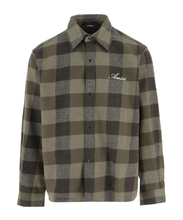 Amiri Checked Long-Sleeved Shirt, image 1 of 1 from SENSER