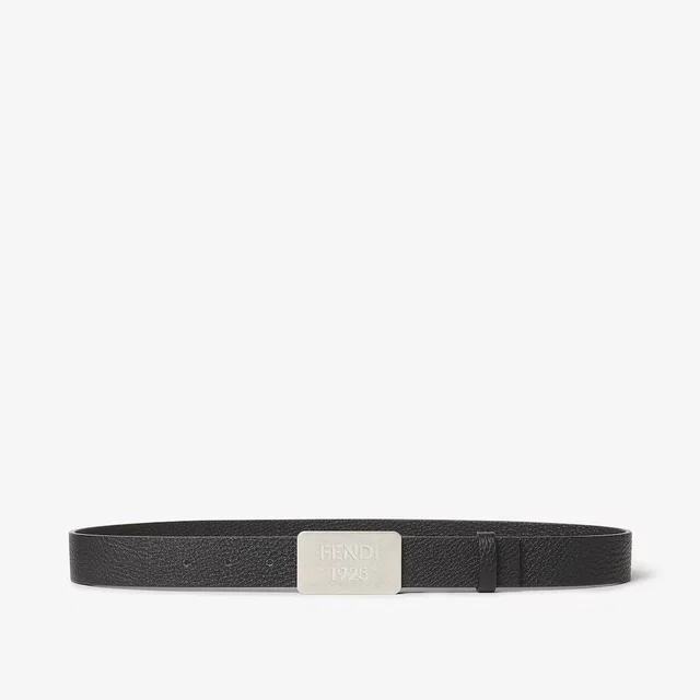Fendi H26 Belt — Black Leather in Black Leather from HEWI