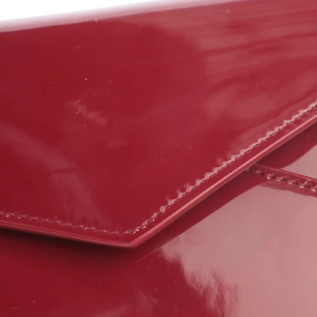 Saint Laurent Paloma Pochette Red Patent Clutch Rot in Rot Patent leather from Buddy And Selly, photo 8 of 9