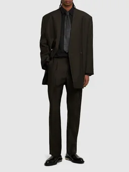Fear of God Wide-leg trousers with pleats in 70% Virgin Wool, 30% Silk, photo 2 of 5 from LUISAVIAROMA