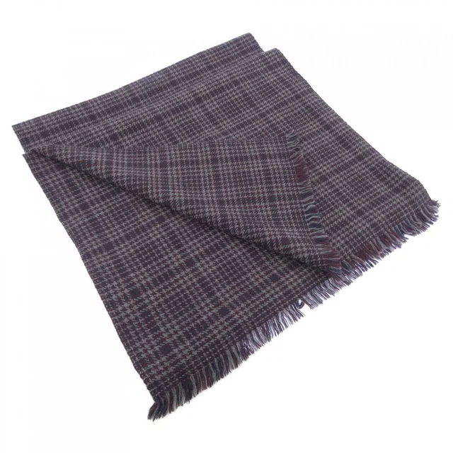 Hermès Scarf Cashmere Red Navy Gray in Red Cashmere from The Reluxe
