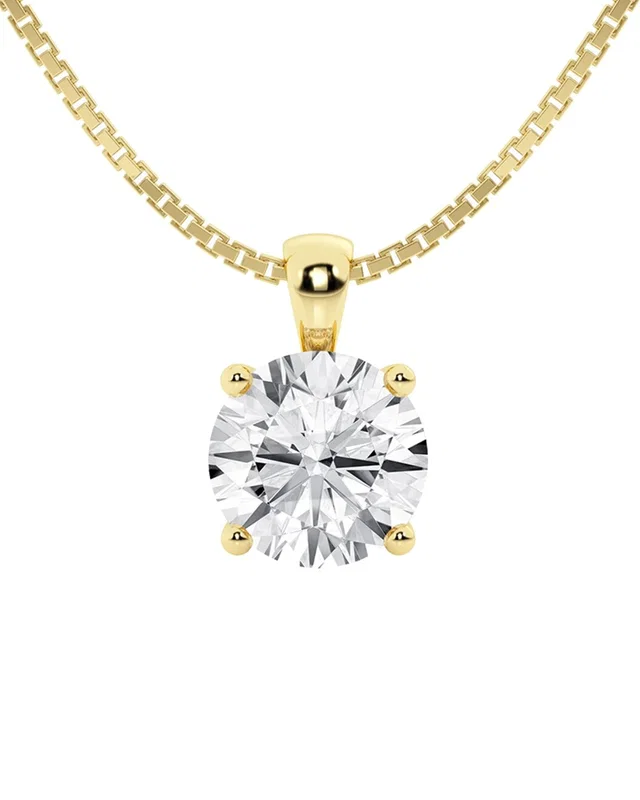 Lab Grown Diamonds 14K 1.25 ct. tw. Lab-Grown Diamond Pendant Necklace, image 1 of 1 from Gilt