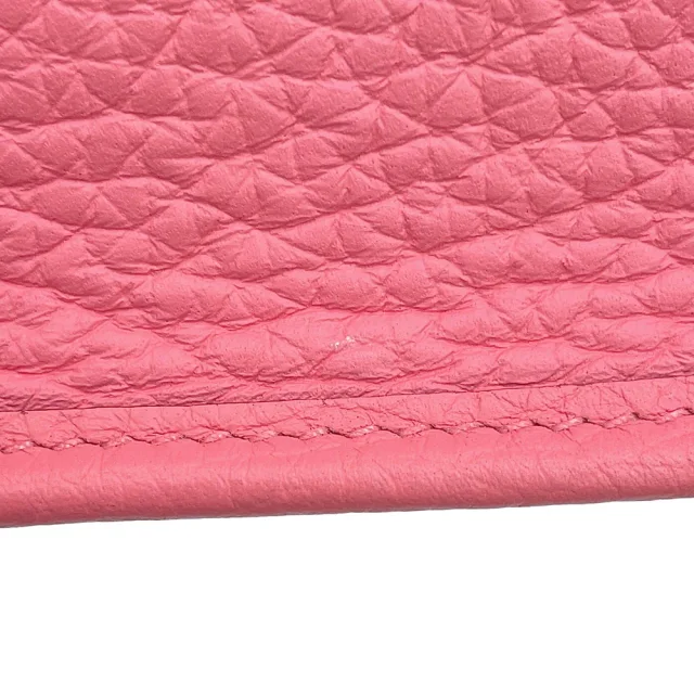 Hermès Evelyne Amazon Long Rose Azalee/Rouge Pivoine Taurillon Clemence Size TPM in Red Clemence leather from GALLERY RARE, photo 8 of 17