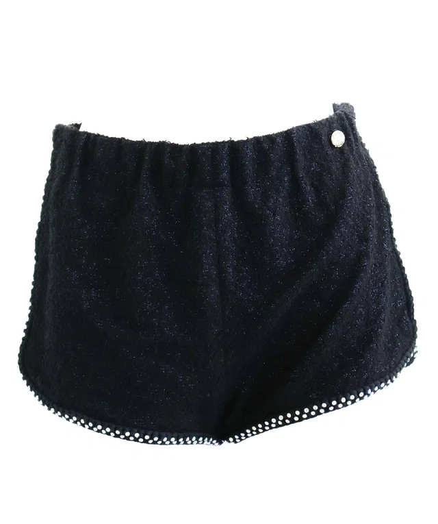 Chanel Black Tweed Short Black Size 34 in Black Tweed from Luxury Promise