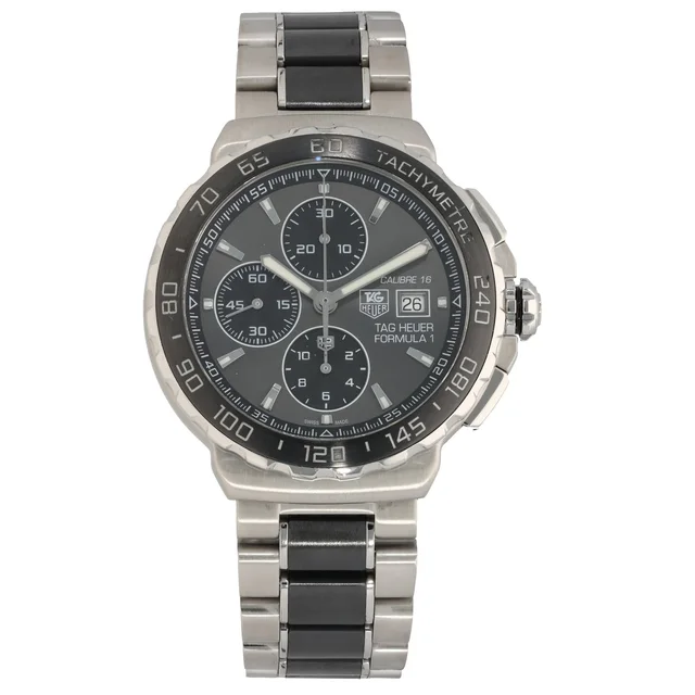 TAG Heuer Formula 1 CAU2010-0 44mm Stainless Steel Watch in Ceramic from H&T