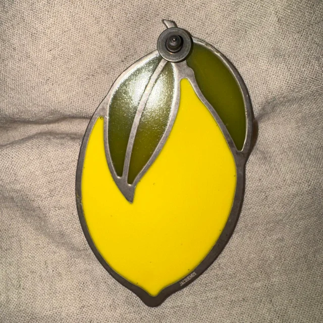 Jacquemus Women's Earrings - Yellow/Multi in multicolor|yellow from Depop, photo 3 of 4