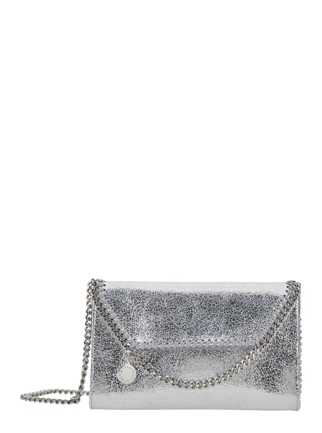 Stella McCartney Wallet — Silver Polyester in Silver from HEWI