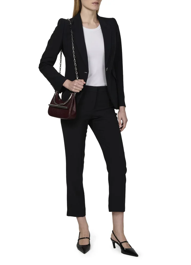 MCQUEEN pants in Black 52% viscose, 48% acetate, photo 6 of 6 from 24S (US)
