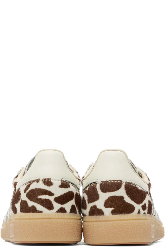 adidas Originals Brown & Off-White Handball Spezial Sneakers, photo 2 of 5 from SSENSE