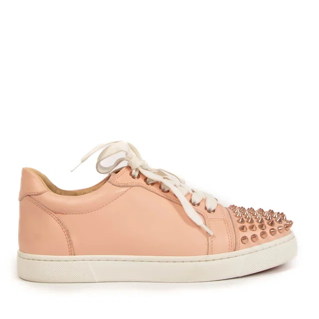 Christian Louboutin Pink Vieira Sneakers - size 36 in Pink from Labellov