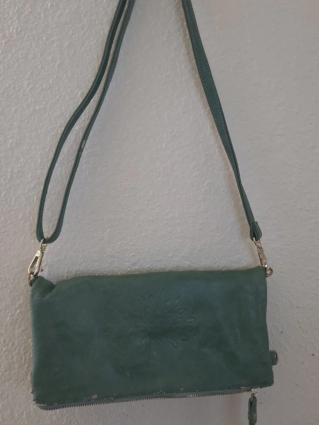 Mulberry Crossbody in green Leather from Poshmark