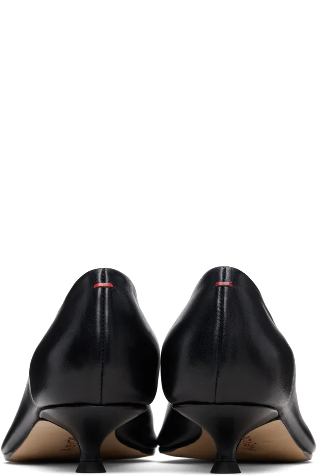 Aeyde Black Cari Heels, photo 2 of 2 from SSENSE
