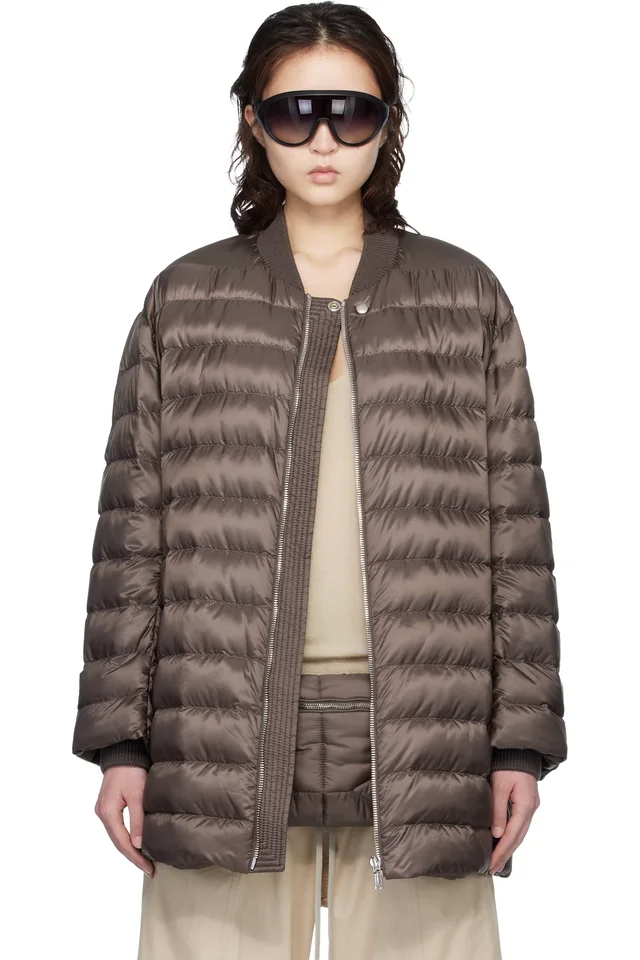 Moncler + Rick Owens Brown Flight Down Jacket from SSENSE, photo 1 of 1