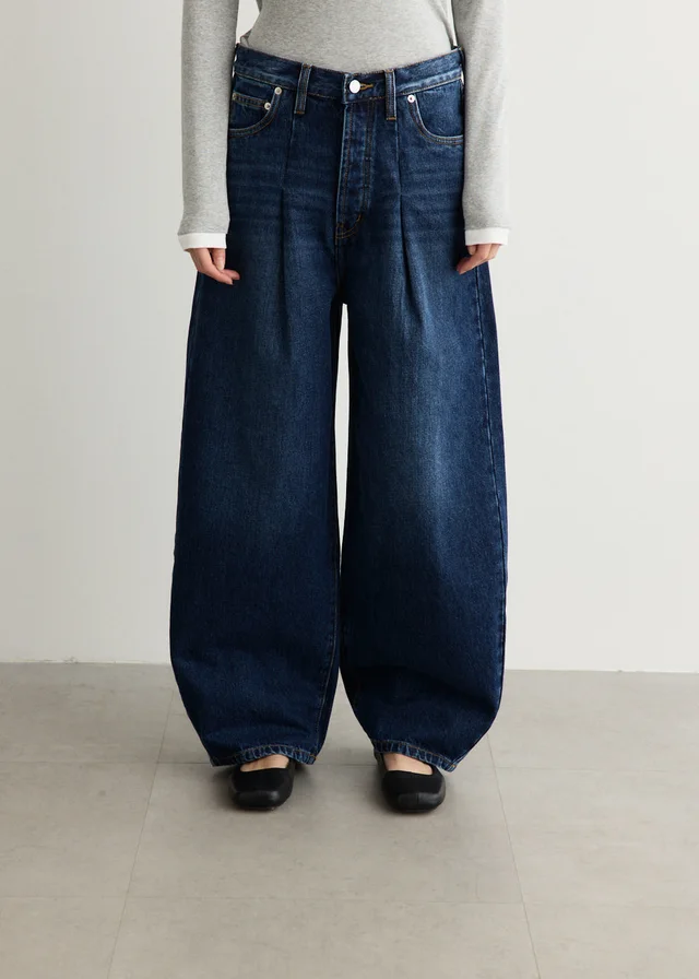 St Agni Mid Rise Pleat Barrel Jeans from Incu, photo 1 of 1