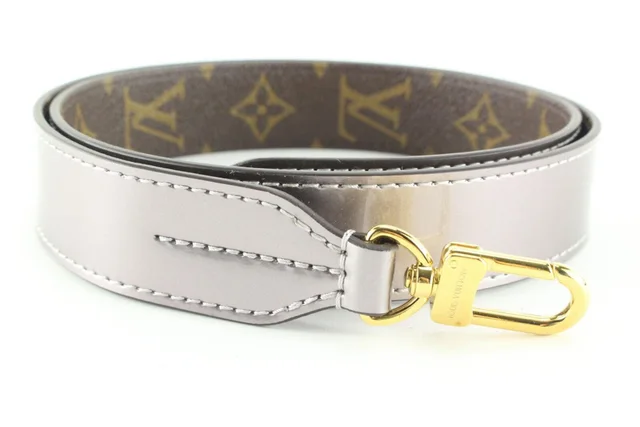Louis Vuitton Reversible Vernis Monogram Strap Shoulder Bandouliere from Bagriculture