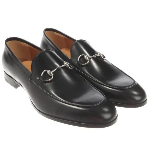Gucci Jordaan Loafers EUR 44 Schwarz in Schwarz from Buddy And Selly