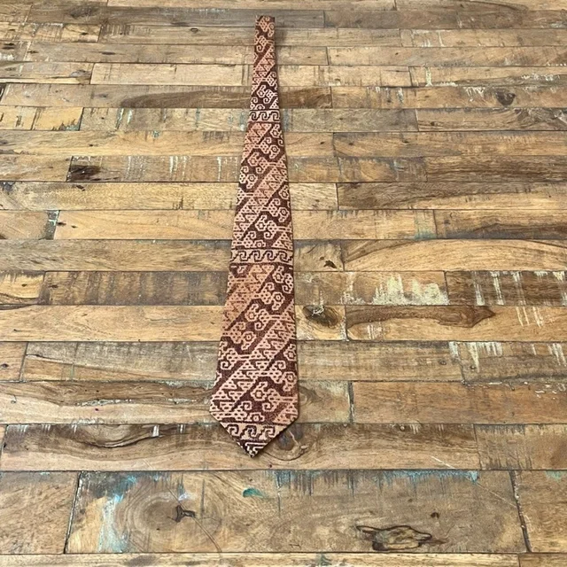 Giorgio Armani Cravatte Brown Beige Abstract Pattern Silk Tie 55" Classic in red|brown Silk from Poshmark