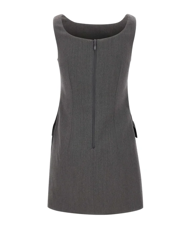 Elisabetta Franchi Logo Detailed Sleeveless Mini Dress, photo 2 of 5 from SENSER