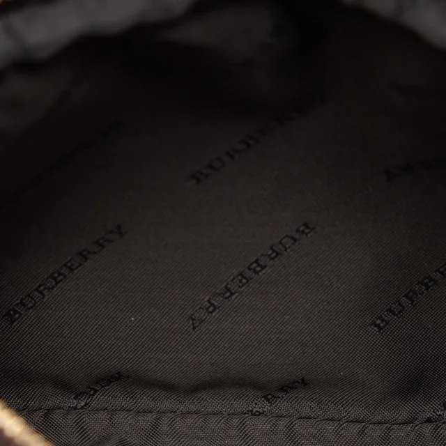 Burberry Haymarket Check Coated Canvas Adeline Fold over Clutch in Beige Coated canvas from Designer Revival, photo 4 of 7