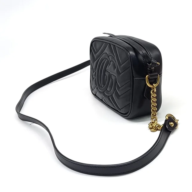 Gucci Marmont Matelassé Mini Crossbody Bag (448065) from GUGUS, photo 2 of 6
