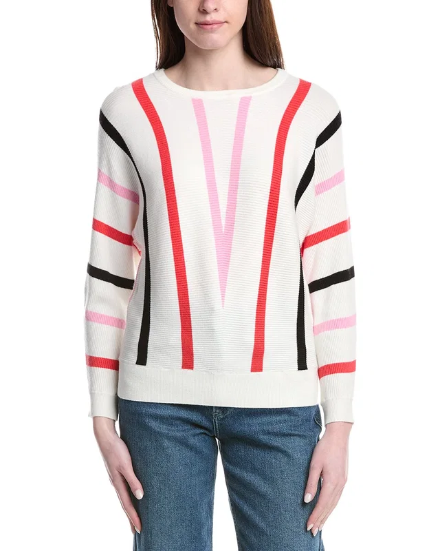 T Tahari Dolman Sleeve Rib Pullover, image 1 of 1 from Gilt