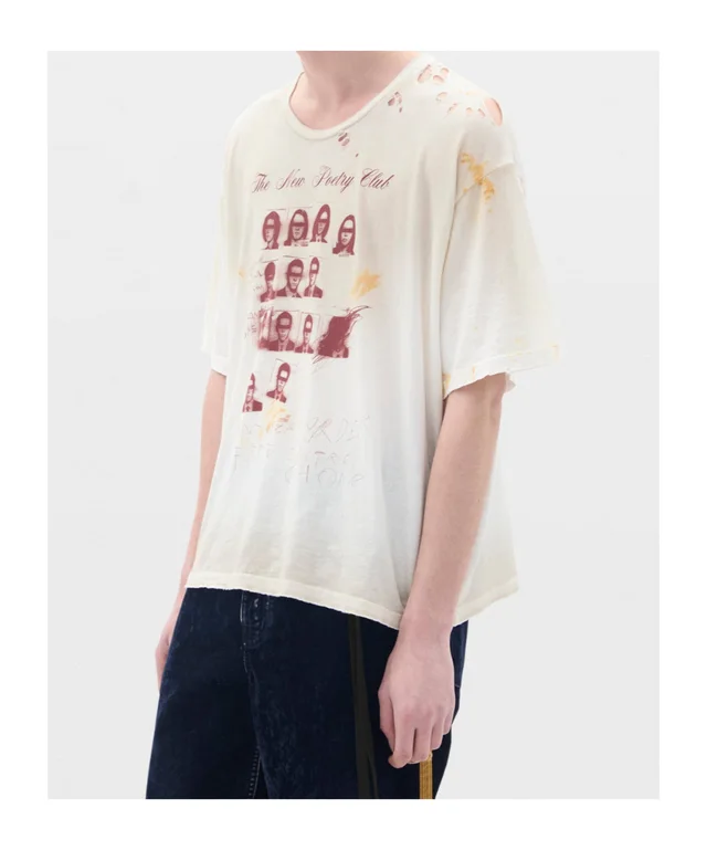 Ann Demeulemeester Lu The New Poetry Club T-shirt, photo 3 of 6 from SENSER
