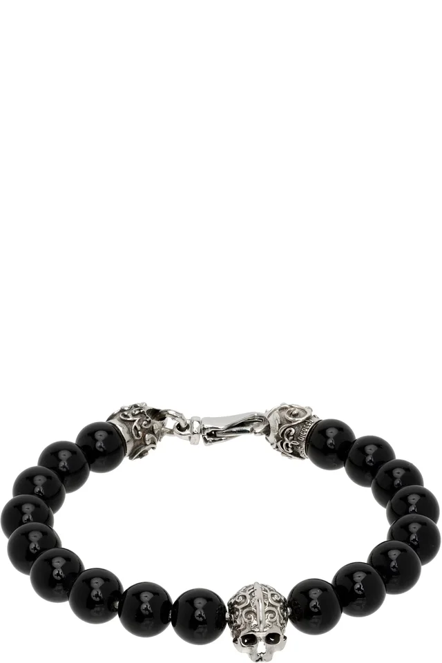 Emanuele Bicocchi Skull Beads Bracelet, image 1 of 1 from SSENSE