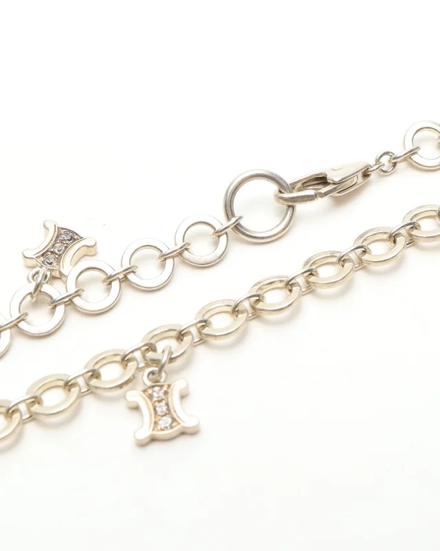 Celine Mini Silver Triomphe Bracelet in Silver from A Retro Tale, photo 3 of 3