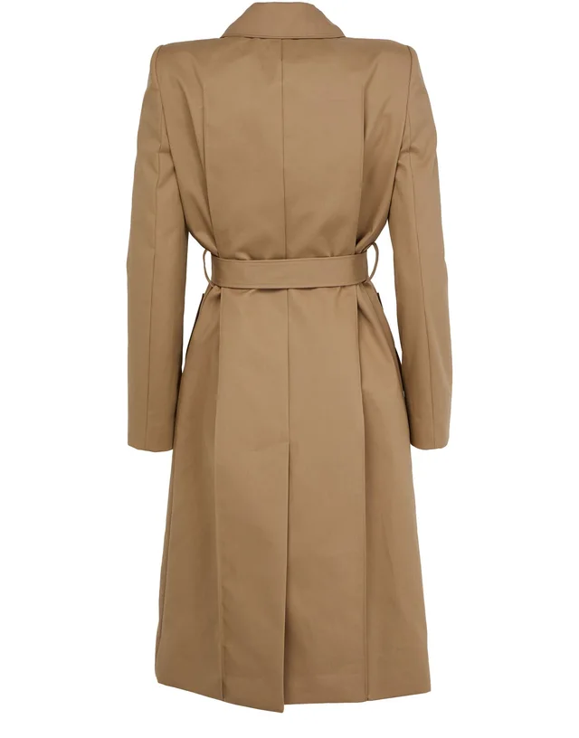 MCQUEEN Trench coat in Beige 100% cotton, photo 3 of 6 from 24S (US)
