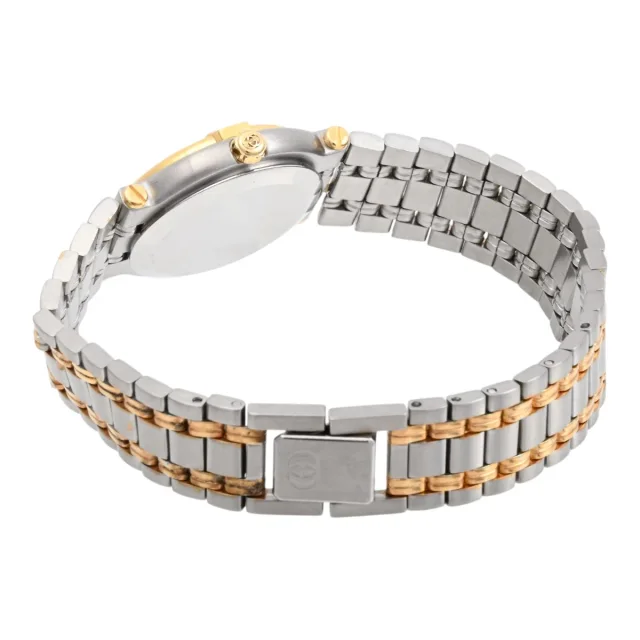 Gucci Round logo face watch 9000L quartz champagne from VINTAGE QOO TOKYO, photo 4 of 5
