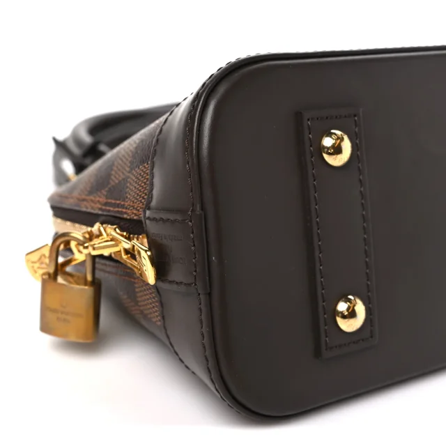 Louis Vuitton Damier Ebene Alma BB in Brown Coated canvas from FASHIONPHILE, photo 8 of 10