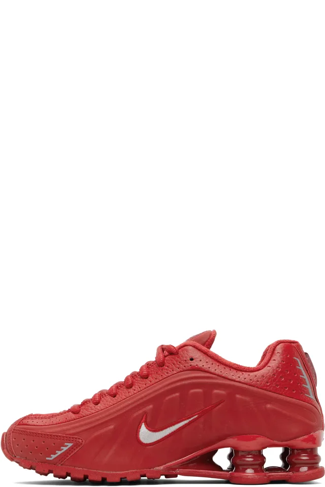 Nike Red Shox R4 Sneakers, photo 3 of 5 from SSENSE