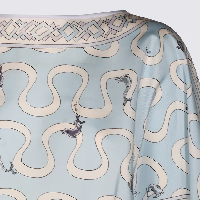 Emilio Pucci PUCCI Printed Handkerchief-Hem Top, photo 3 of 4 from SENSER