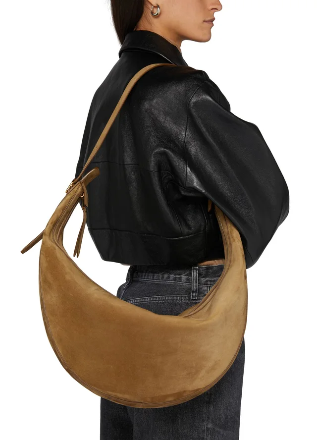 KHAITE Augustina hobo bag in Brown 100% calfskin, photo 2 of 8 from 24S (Canada)