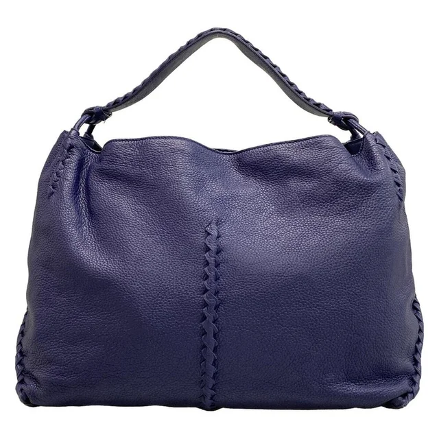 Bottega Veneta Intrecciato Tote Bag Purple Leather in purple Woven leather from Poshmark, photo 4 of 8